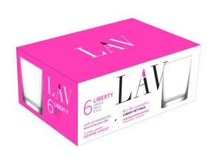 LAV LİBERTY 6'LI MEŞRUBAT BARDAĞI 6*8
