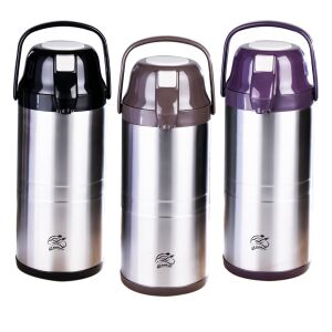 COOKER CKR-2009 ( 4.5LT ) LÜX 304 ÇELİK TERMOS RENKLİ ( POMPALI & MUSLUKLU ) ( TAŞIMA KULPLU & POMPA KİLİT TUŞLU )*6