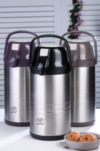 COOKER CKR-2008 ( 3.5LT ) LÜX 304 ÇELİK TERMOS RENKLİ ( POMPALI & MUSLUKLU ) ( TAŞIMA KULPLU & POMPA KİLİT TUŞLU )*6