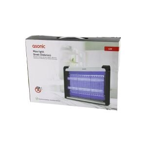 ASONİC AS-A28 SİNEK ÖLDÜRÜCÜ CIZ MAKİNE ( 4W & 2000V ) (2PCS LED MAVİ IŞIK TÜPÜ FLORESAN) (30M2 ETKİNLİK ALANI)*16