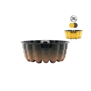 TAŞHAN T-0153 ( DÖKÜM ) ( GÖBEKLİ ) KEK KALIP ( ATOM ) ( ÇAP: 26CM  & DERİNLİK: 8CM )*12