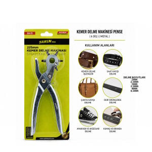 DMAX DMX-4551 ( 6 DİŞ ) ( METAL ) KEMER DELME MAKİNESİ PENSE*60