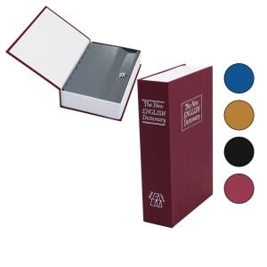 HOMESAFE BOOKSAFE BAYSA-1760 KBS-802 ( BÜYÜK=240X155X55MM ) ( KİTAP MODELİ ) KİLİTLİ KASA & KUMBARA*24