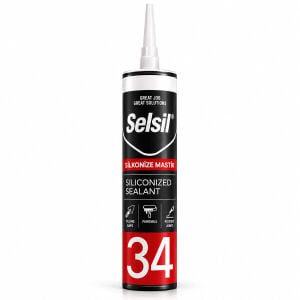SELSİL CODE-34248 38 ( BEYAZ ) ( MASTİK ) SİLİKONİZE AKRİLİK ( 450GR )*25=K
