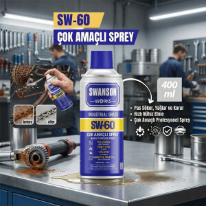 SWANSON WORKS SW-60 ÇOK AMAÇLI YAĞLAYICI SPREY ( 400ML )*24=K