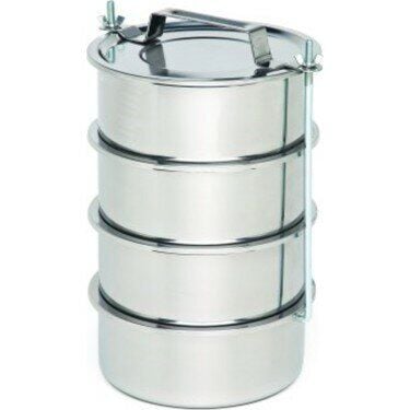 SADA GÜNEŞ ÇELİK NO-14CM ( 4LÜ ) ( METAL ) SEFER TASI ( DERİNLİK : 4.5CM ) ( TAŞIMA KULP=BAĞLAMA KANCALI )*50