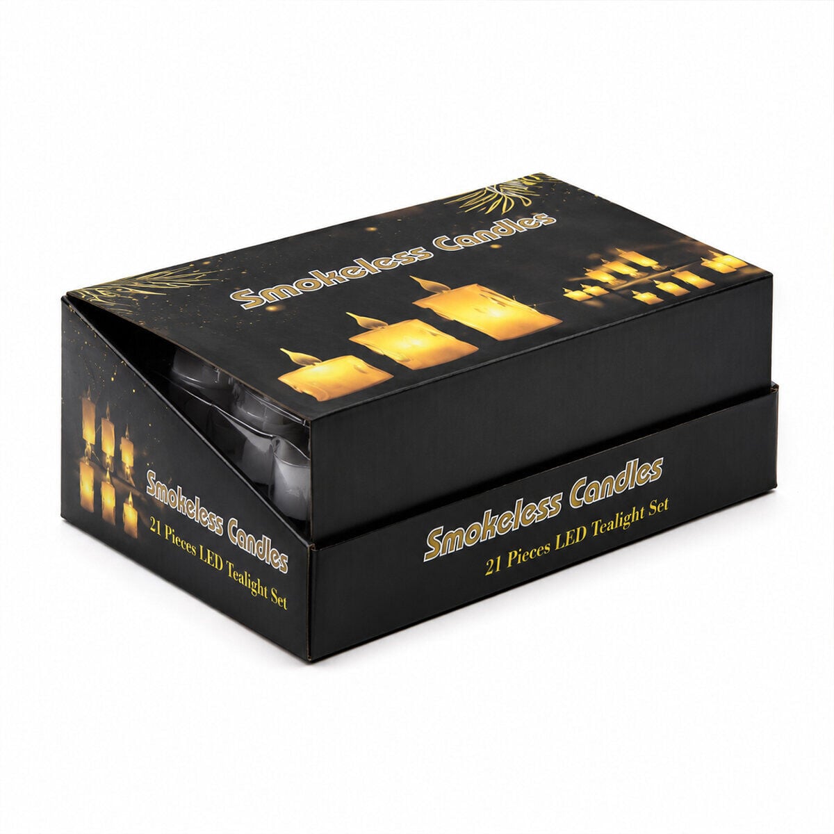 SMOKELESS CANDLES YAKUT-9459 ( BÜYÜK BOY ) ( DAMLA AKAN MUM MODELİ ) ( PİLLİ ) LED MUM*24X20