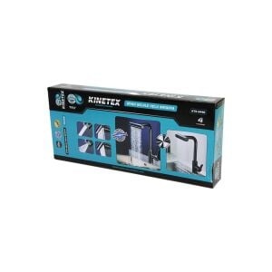 KINETEX KTX-3446 ( SİYAH ) ( GENİŞ & ŞELALE ) ( 4 FONKSİYONLU & 360° OYNAR BAŞLIK ) UZUN KUĞU BATARYA*12