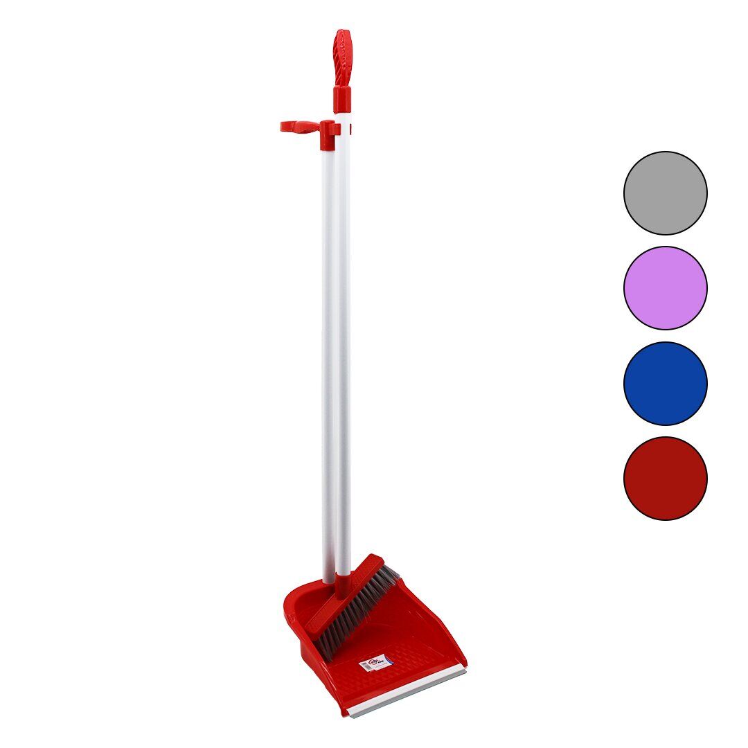 EKOL FIRÇA EF-145 LÜKS FIRÇALI & AYAKLI ( AÇIK ) FARAŞ TAKIMI ( FIRÇA=93CM--FARAŞ=85CM)*12=K