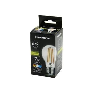 PANASONİC (LDACH-07-LH-1RC) (WARM WHİTE & SARI IŞIK) (7W=60W) (E27) (RUSTİK& FİL FİLAMAN) AMPUL (806LM)(2700K)(15000H)*10X8
