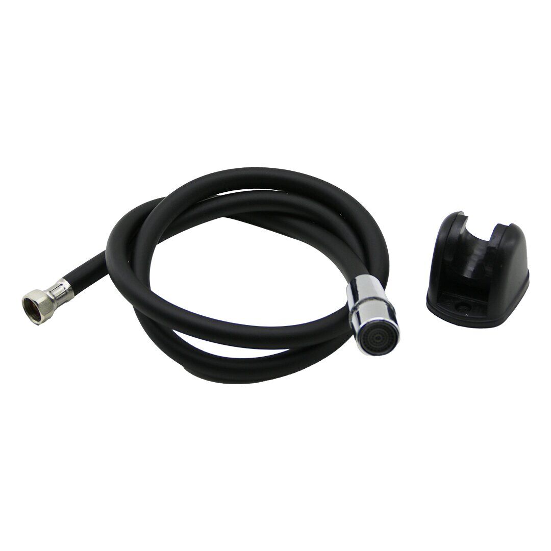 KRT-1030 ( SİYAH PLASTİK ) ( PERLATÖRLÜ ) ( TAHARETMATİK ) HORTUM ( 120CM ) ( TAHARATMATİK )*100