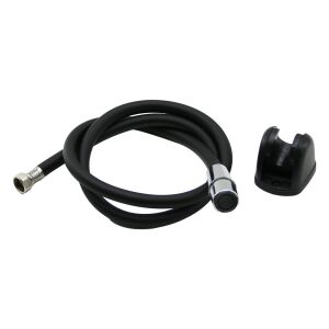 KRT-1030 ( SİYAH PLASTİK ) ( PERLATÖRLÜ ) ( TAHARETMATİK ) HORTUM ( 120CM ) ( TAHARATMATİK )*100