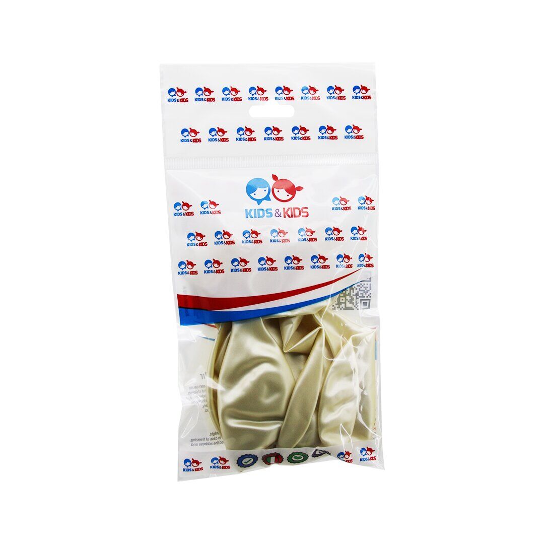 KIDS & KIDS M-028 ( METALİK & BEYAZ ) ( 10PCS ) BALON*10X50