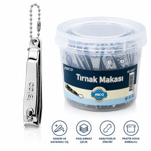 İBİCO İ15-008 ( KOVALI ) ( BÜYÜK & GRİ ) TIRNAK MAKASI*48X16