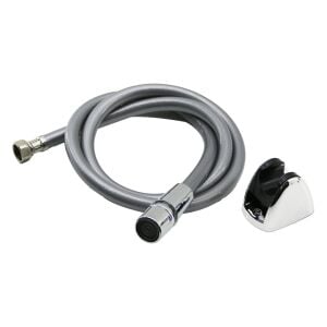 KRT-1031 ( GRİ PLASTİK ) ( PERLATÖRLÜ ) ( TAHARETMATİK ) HORTUM ( 120CM ) ( TAHARATMATİK )*100