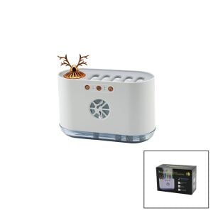 ALASKA SDR-H-006 ( GEYİK FİGÜRLÜ )( 700ML )( SESE DUYARLI )( USB ŞARJLI & RENKLİ LEDLİ IŞIK ) HAVA NEMLENDİRİCİ ( BUHAR MAKİNE & KOKU GİDERİCİ) 4.5W*48