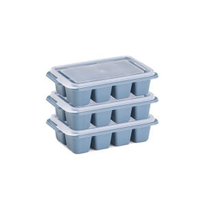 DÜNYA MTF-16019-999 ( 3PCS ) ( KÜP ŞEKİL ) ( PLASTİK ) MİNİ BUZLUK ( KAPAKLI )*36=K