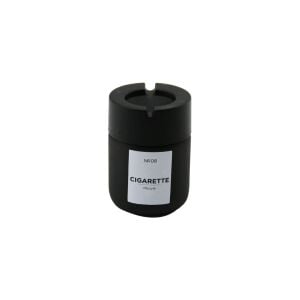 QLUX C-00549 ( 212CC ) ( SİYAH CAM ) KÜLLÜK ( SİYAH PLASTİK KAPAK ) ( ( NO-08 CIGARETTE & KÜL TABLASI )*20=K