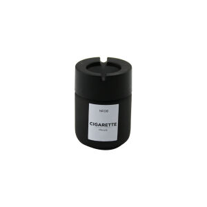 QLUX C-00549 ( 212CC ) ( SİYAH CAM ) KÜLLÜK ( SİYAH PLASTİK KAPAK ) ( ( NO-08 CIGARETTE & KÜL TABLASI )*40=K