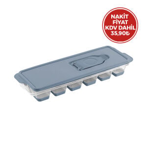DÜNYA MTF-16014-999 ( KÜP ŞEKİL ) ( PLASTİK ) SİLİKON BUZLUK ( KAPAKLI )*36=K