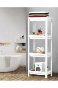 SHELF UNİT MAGGİE OMBEG OM-1016-0530-0251 ( 4 ( ÇUKUR ) RAFLI & BEYAZ ) ( DİKDÖRTGEN ) RAF ÜNİTESİ PLASTİK*6