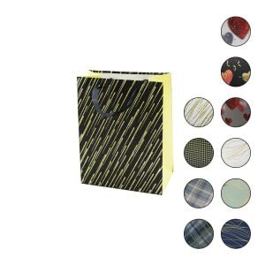 YAKUT-13259 BL-2128S-2 ( KÜÇÜK=18 X 23X 10CM ) HEDİYELİK (KARTON) ÇANTA ( RENKLİ DESENLİ ) ( SİMLİ & SİMSİZ ) ( KURDELA & İP KULP )*12X60
