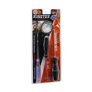 KINETEX KTX-2888 ( 4PCS ) TORNAVİDA & ÇOK AMAÇLI SET ( DÜZ-YILDIZ TORNAVİDA & KONTROL KALEM & ELEKTRİK BANT ) ( BANDI )*70
