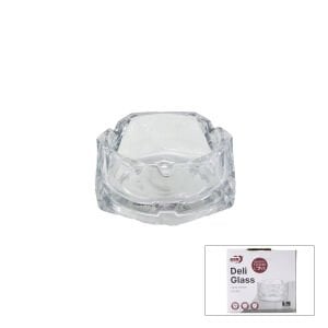 DELİ GLASS YG1201/LI ( CAM & PİRAMİT ) YUVARLAK KÜLLÜK ( ÇAP: 10CM & D: 4.6CM & 105MM )*24
