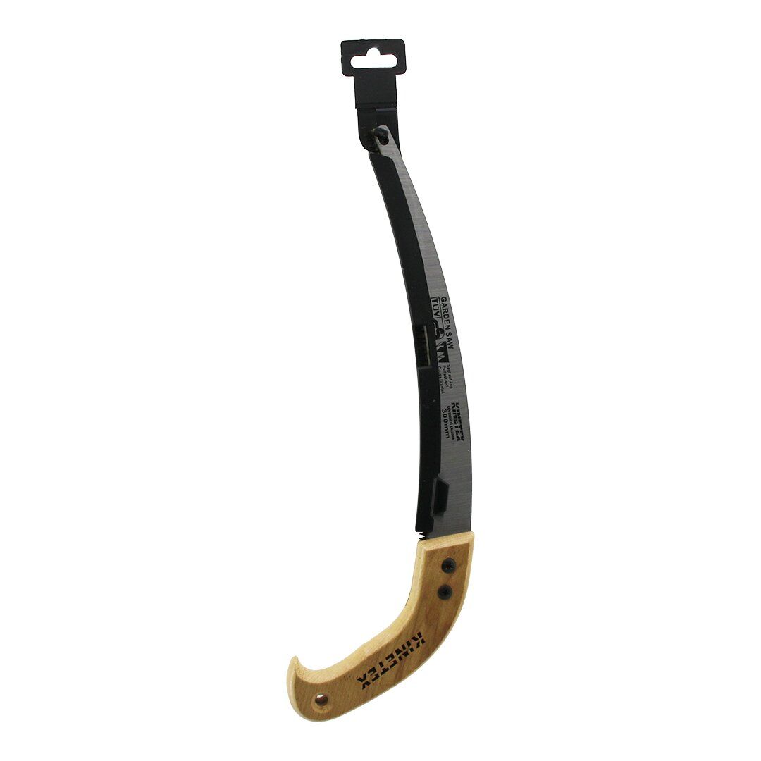 KINETEX KTX-3332 ( 12'' & 300MM ) ( KAVİSLİ & EĞRİ ) BUDAMA TESTERESİ ( AHŞAP SAPLI ) ( 30CM TESTERE & SAPLI: 43CM )*12X8