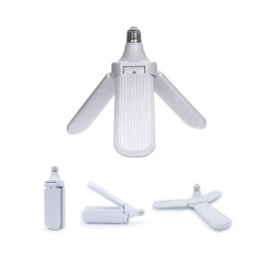 NO-VO T30-02 ( 3 KOLLU ) ( PERVANE MODELİ ) BEYAZ LED LAMBA AMPUL (24W & E27)*50