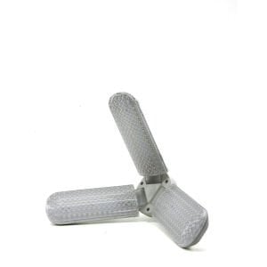 NO-VO T30-03 ( KRİSTAL ) ( 3 KOLLU ) ( PERVANE MODELİ ) BEYAZ LED LAMBA AMPUL ( 24W & E27 )*50