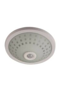 NİSALUCE E-2002 TAVAN ARMATÜR ( CAMLI  KAFES ) ( 360° HAREKET SENSÖRLÜ=5MT ALGI ) (2 ADET E27 AMPUL DUYLU )*12