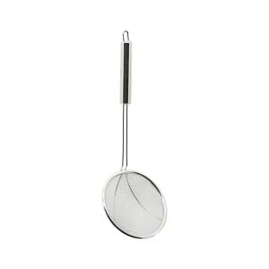 STAINLESS STEEL YAKUT-11470 (-13449 ) ( 14CM ) ( METAL TEL ) KEVGİR ( KROM METAL ÇERÇEVE & SAP= 26.5CM )*5X48