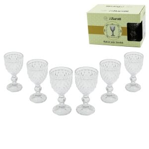 BAROTTİ DMR-9140 ( 6PCS ) KAHVE YANI ( CAM ) BARDAK*24=K