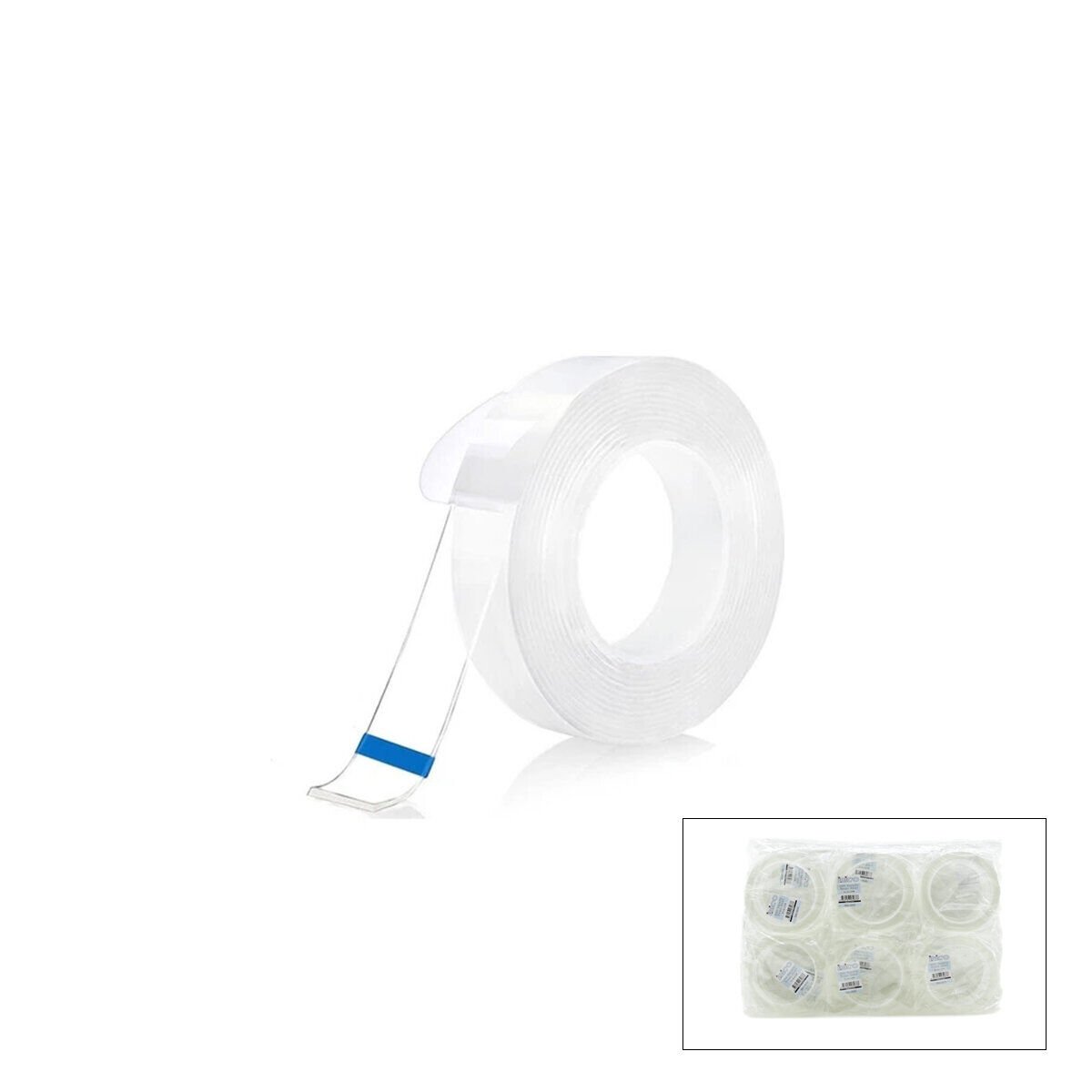 İBİCO İ13-087 ( 3CMX2MT ) ( NANO BANT ) ŞEFFAF ÇİFT TARAFLI*12X12