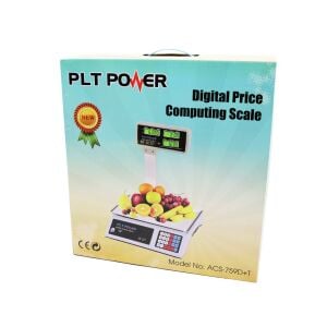 PLT POWER ACS-759D+T ( KAFALI ) ( BÜYÜK ) DİJİTAL KARPUZ TERAZİ TARTI ( 40KG/2GR ) ( 7 FİYAT HAFIZASI ) ( FİŞ ŞARJLI )*4