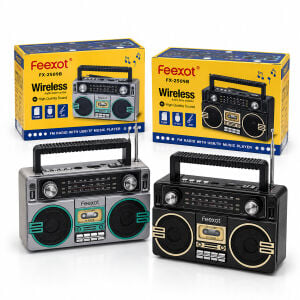 FEEXOT FX-2509B PL-4729 ( ŞARJLI & HOPARLÖR ) ( BLUETOOTH ) ( İBRELİ ) FM RADYO ( MP3 USB & TF PLAYER ) SPEAKER*36