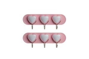 MODGER İM@ MP-257-258 ( 2X3LÜ ) PAPATYA KALPLİ YAPIŞKAN ASKI*100