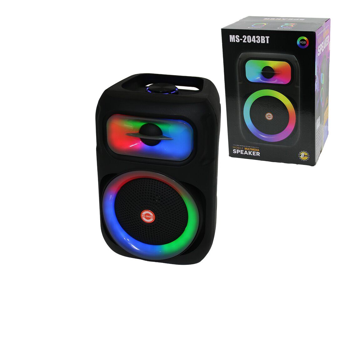 PLATOON MS-2042BT PL-4671 ( 8'' ) SPEAKER HOPARLÖR ( BLUETOOTH ) ( WIRELESS SPEAKER ) ( 5 FARKLI IŞIKLI ) ( USB & BLUETOOHT & DC 5V )25W*8