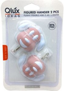 QLUX L-298 2PCS FİGÜRLÜ YAPIŞKAN ASKI*75