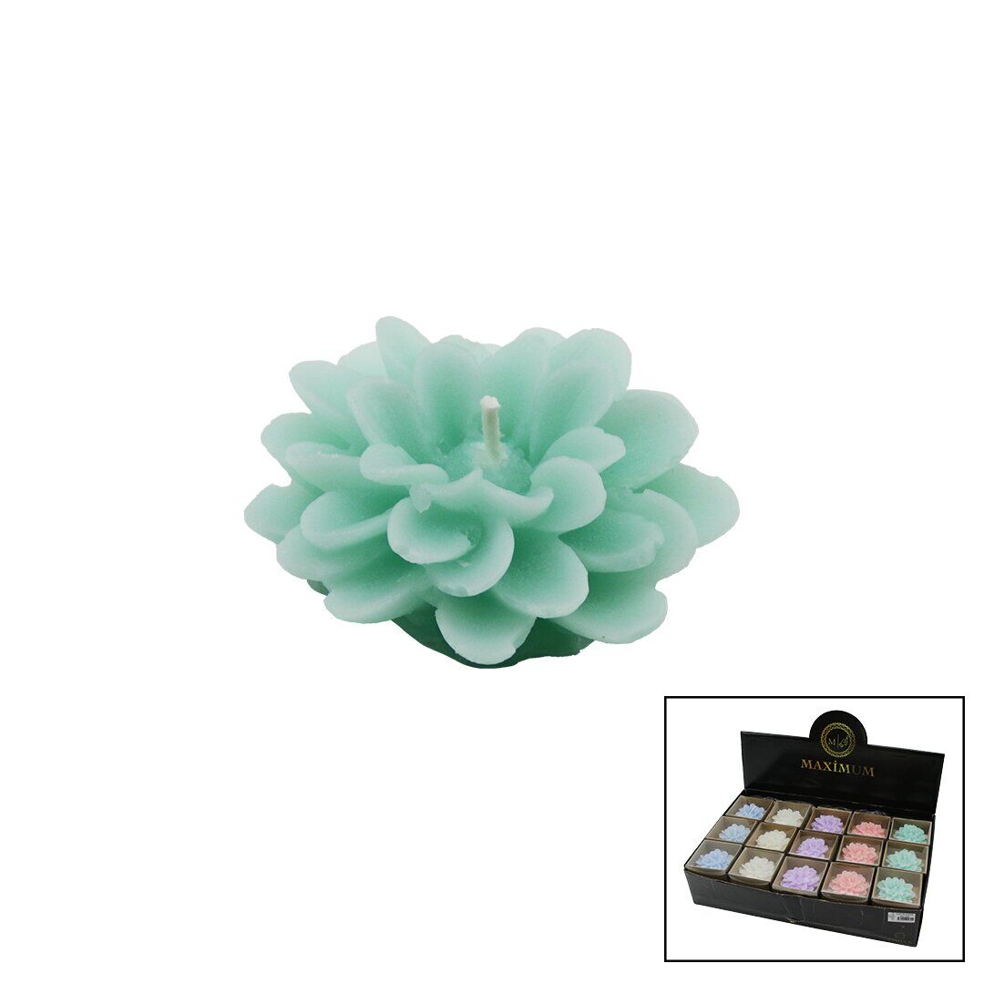 MAXİMUM MAX-2345 ( MİNİ LOTUS ÇİÇEK MODELİ ) ( RENKLİ & KOKULU ) MUM*50X1