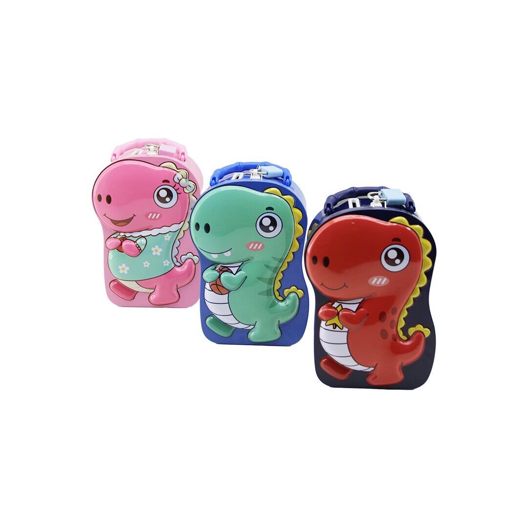 BAROTTİ S-288 DMR-9517 ( DİNAZOR & RENKLİ ) METAL KUMBARA ANAHTARLI*12X10