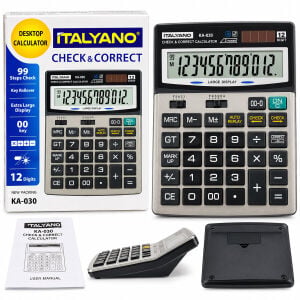 İTALYANO KA-030 12 HANELİ HESAP MAKİNESİ*90