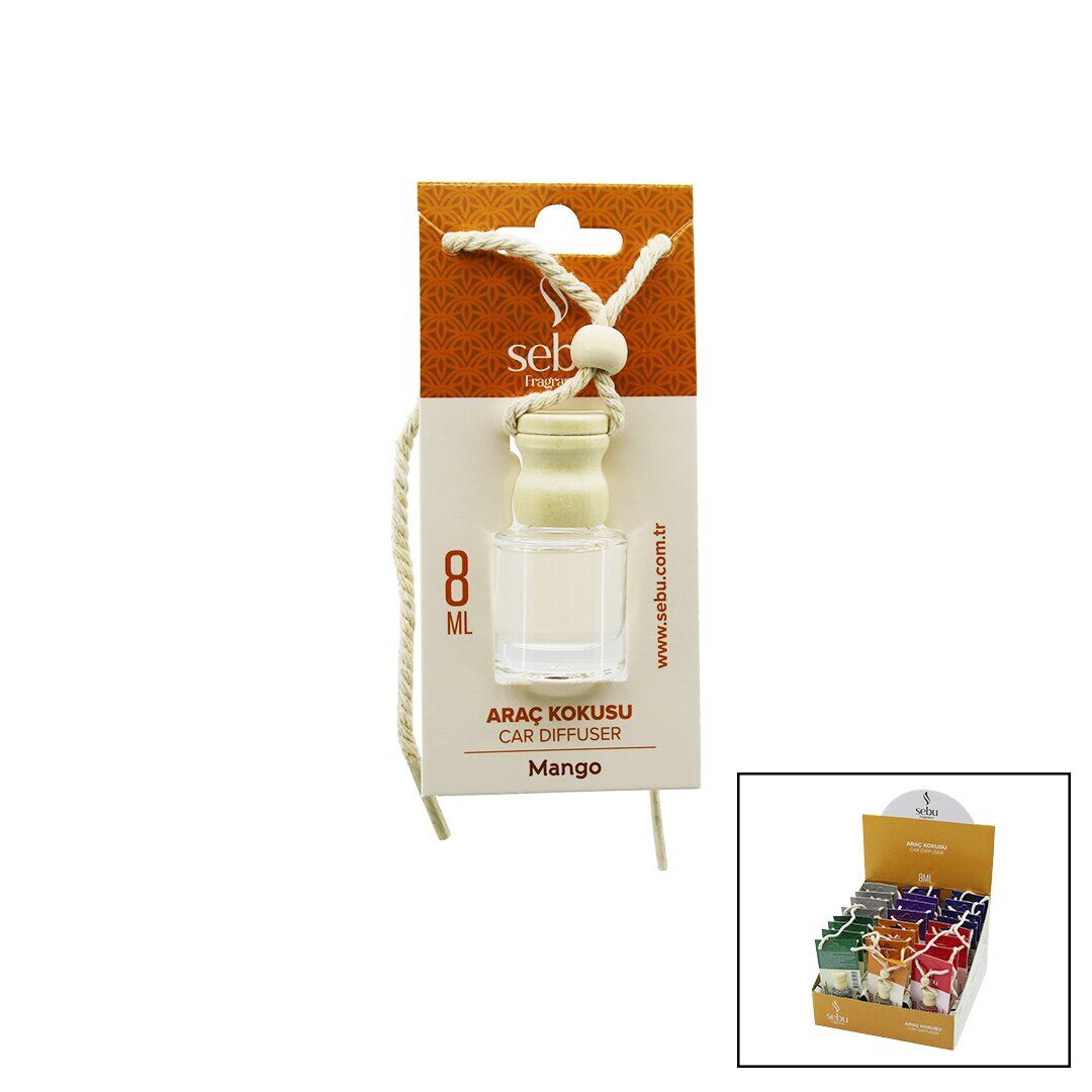 FRESH ONE OTO & ARAÇ KOKUSU (CAM ŞİŞE) (İPLİ AHŞAP KAPAK) (8ML) (       )*60X4