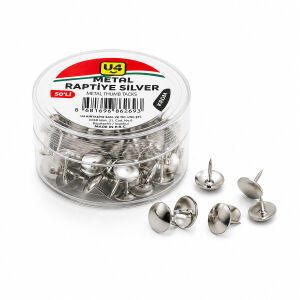 U-4-3869 METAL RAPTİYE ( 50PCS ) ( PLASTİK KUTULU )*12X30