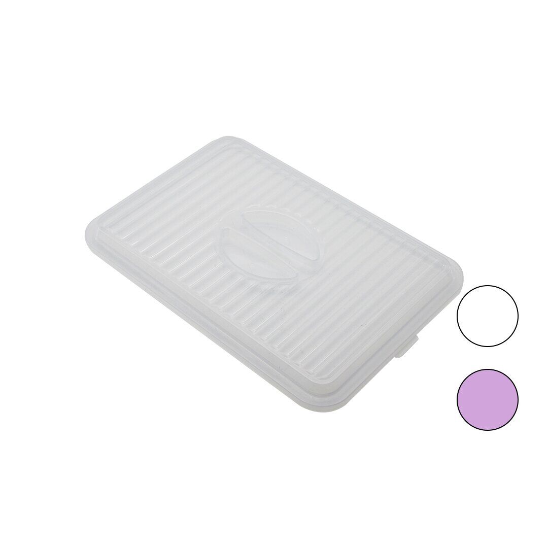 TİMEX TİM-140 ( DİKDÖRTGEN ) BORCAM KAPAK ( PLASTİK=BEYAZ-ŞEFFAF ) ( 27 X 40CM ) ( SICAK HAVA TAHLİYE DELİKLİ )*36=K