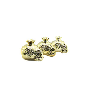 İBİCO İ12-151 ( NAR & BÜYÜK ) ( GOLD & SERAMİK ) BİBLO & DEKORATİF SÜS EŞYASI*6X16