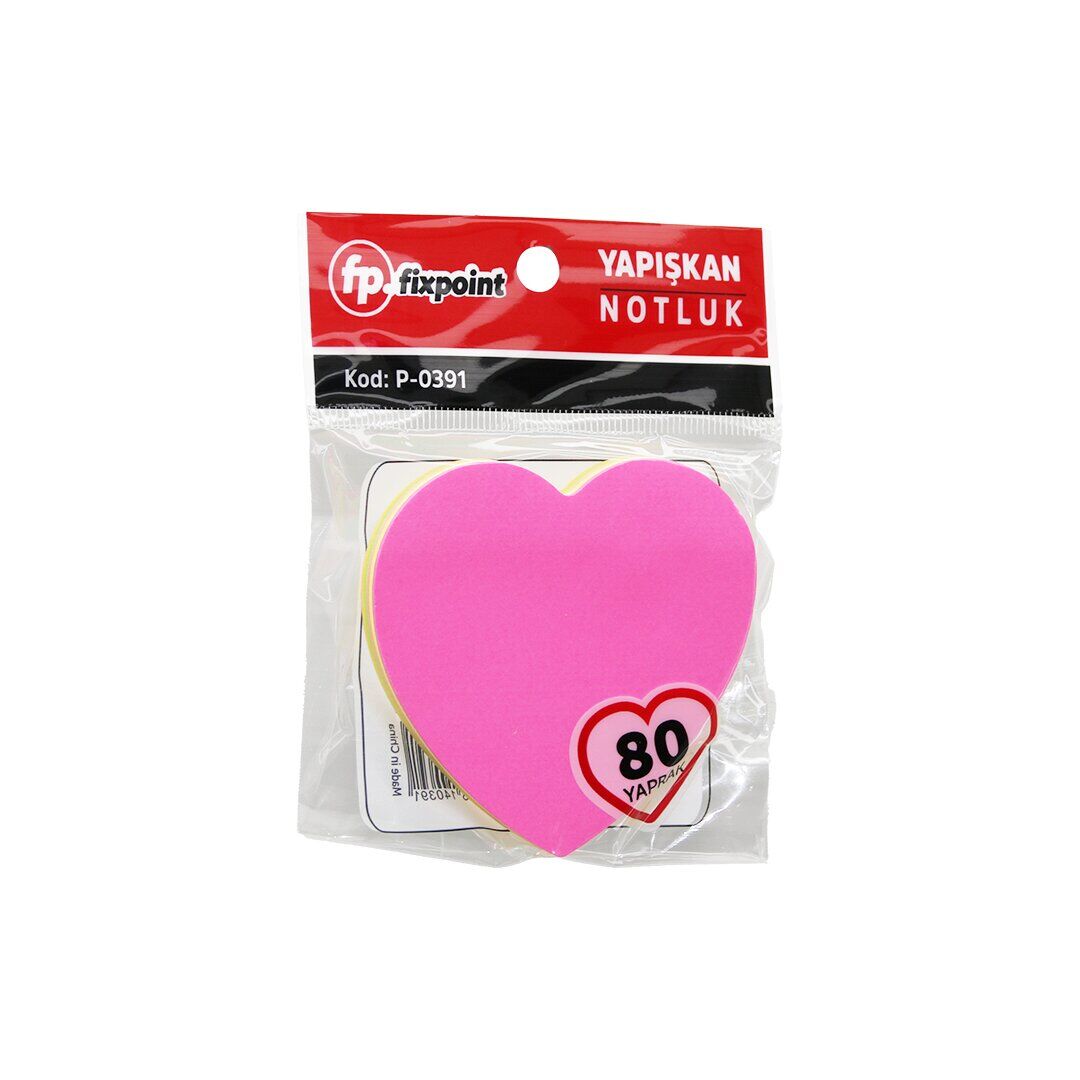 FİXPOİNT P-0391 ( 80 YAPRAK ) YAPIŞKANLI KAĞIT & NOTLUK RENKLİ*12X50