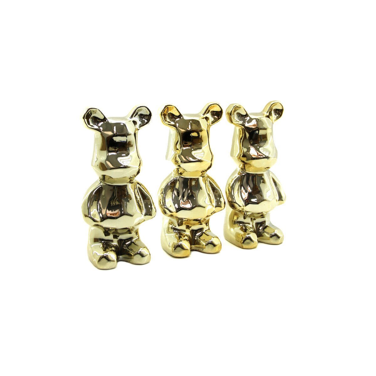 İBİCO İ12-152 ( AYI & BÜYÜK ) ( GOLD & SERAMİK ) BİBLO & DEKORATİF SÜS EŞYASI*6X24