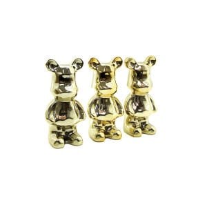 İBİCO İ12-152 ( AYI & BÜYÜK ) ( GOLD & SERAMİK ) BİBLO & DEKORATİF SÜS EŞYASI*6X24